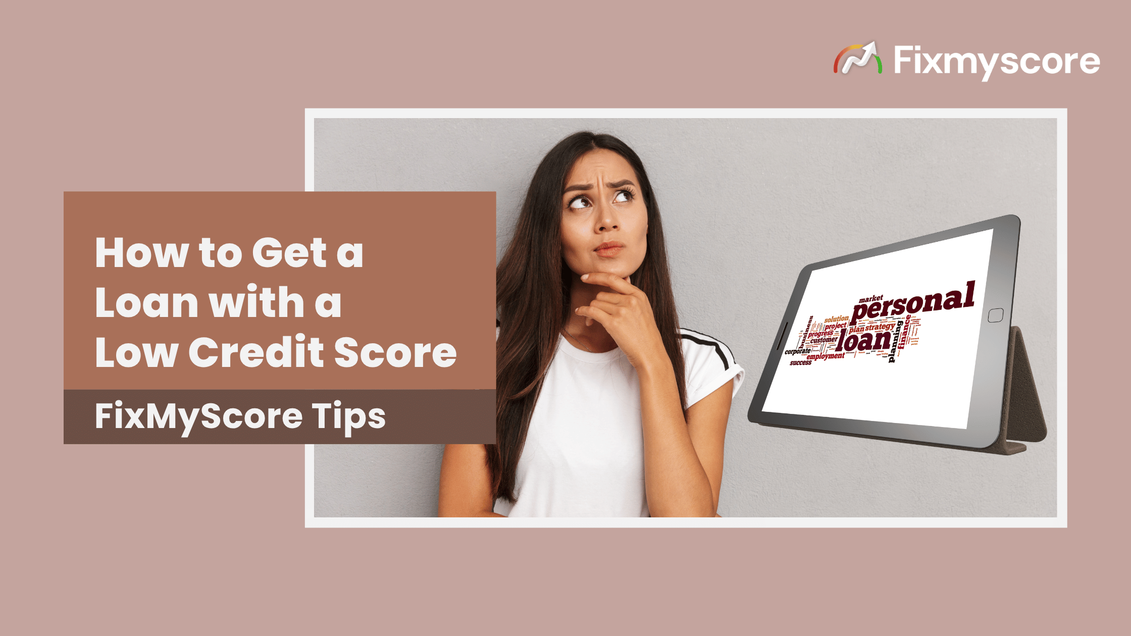 how to get a personal loan with a low credit score