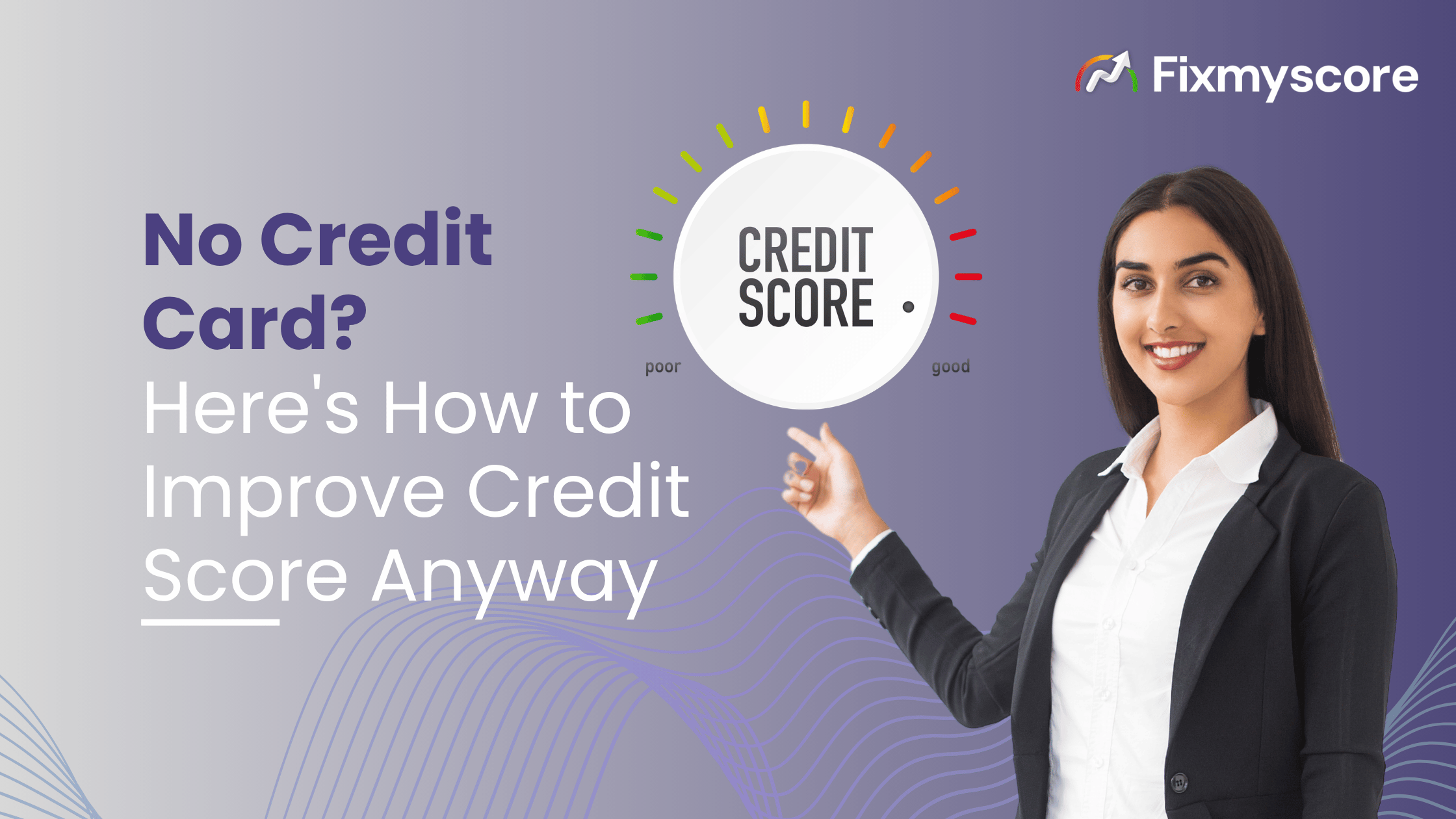 how to improve credit score without credit card