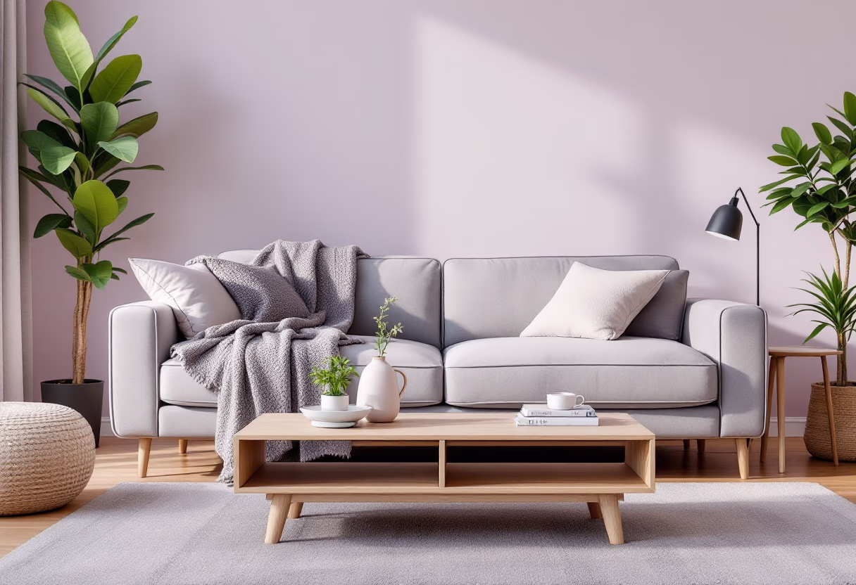 Stylish short-let living room