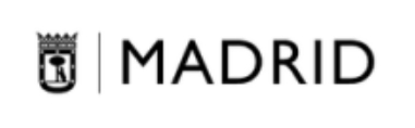 Madrid logo with city emblem and text.
