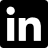 LinkedIn logotype in black.
