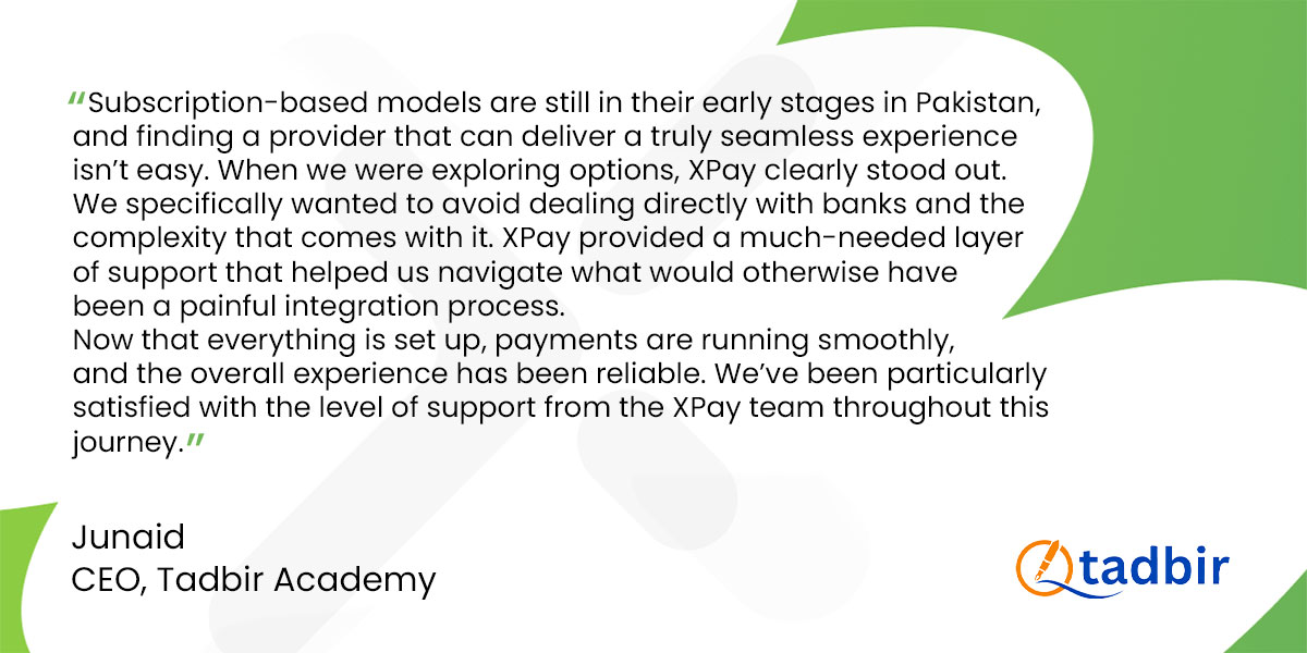 Testimonial Tadbir Academy