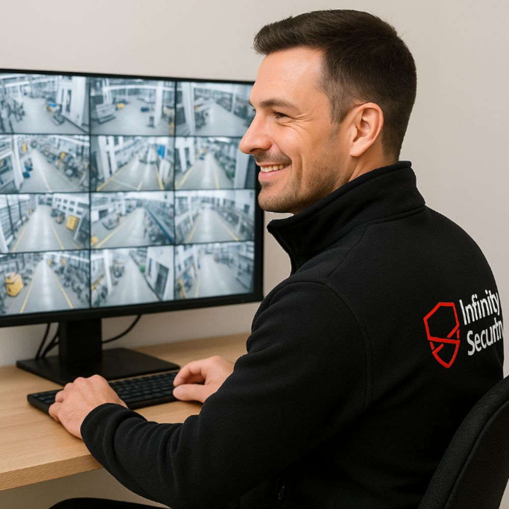 Ochrona monitoringu wizyjnego dla firm produkcyjnych — Infinity Security