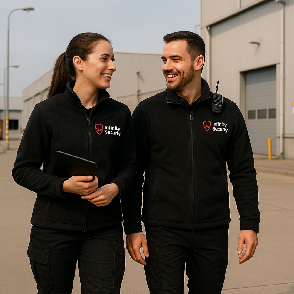 Ochrona hybrydowa obiektów firm produkcyjnych - Infinity Security