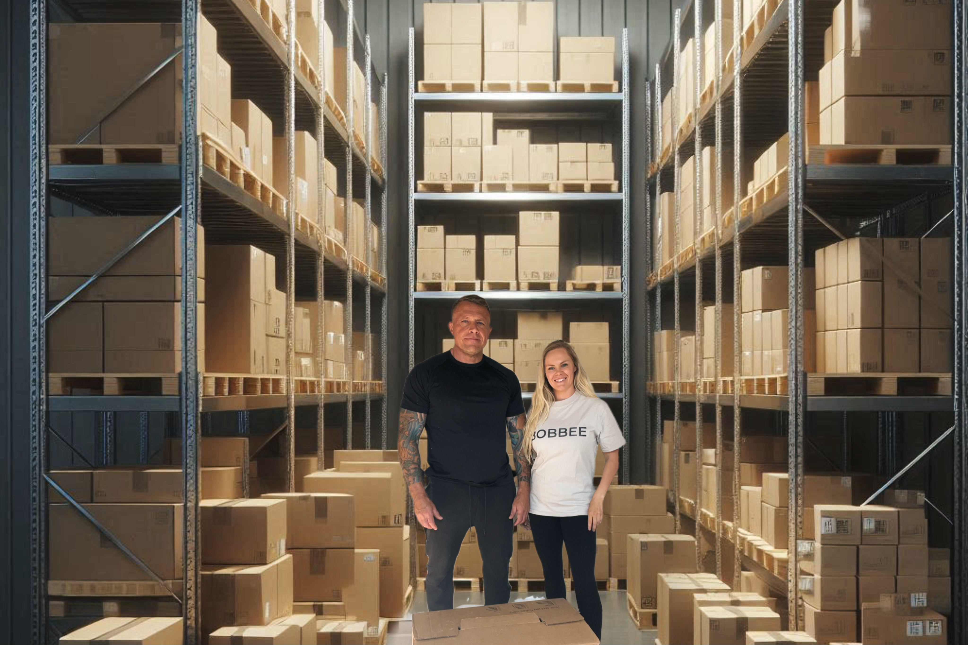 image of volunteers sorting donations (for a nonprofit & charity)