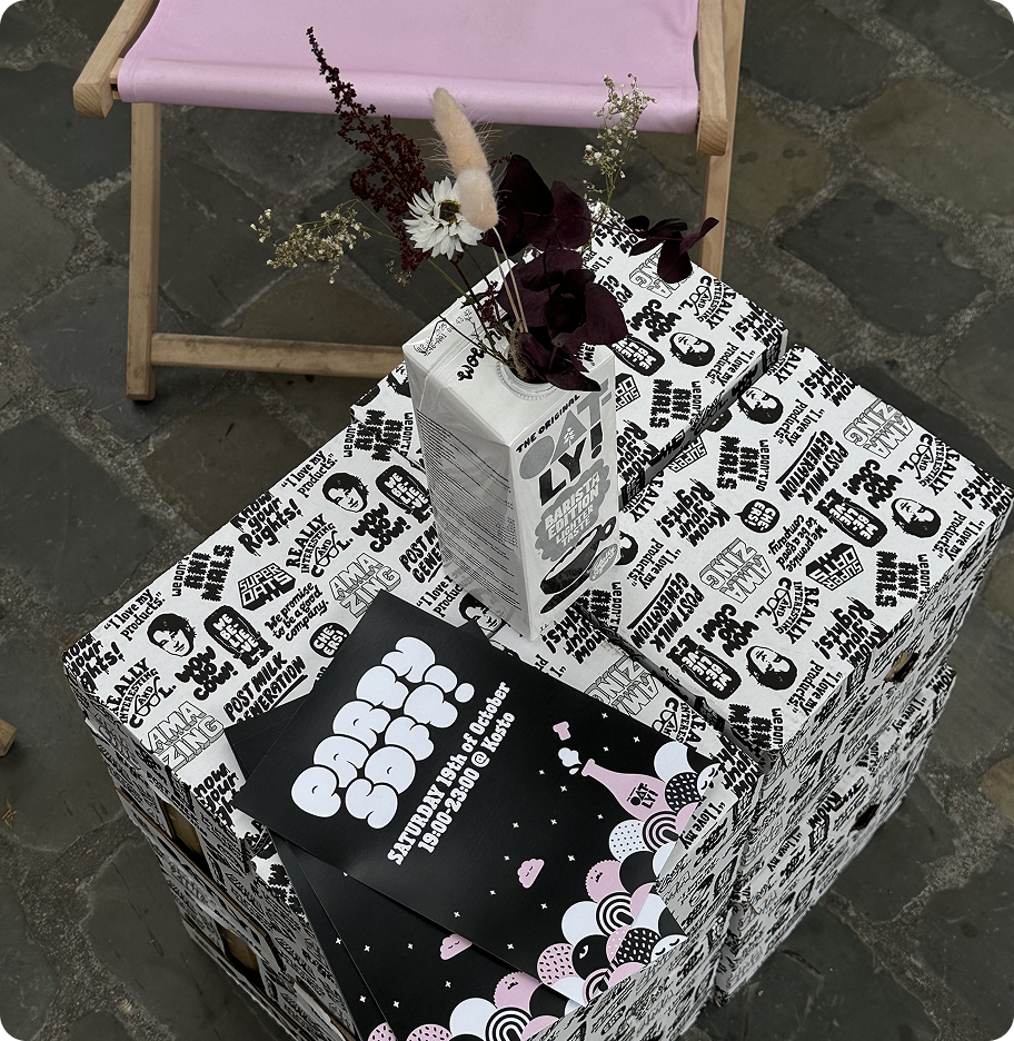 a custom table for a Kosto event