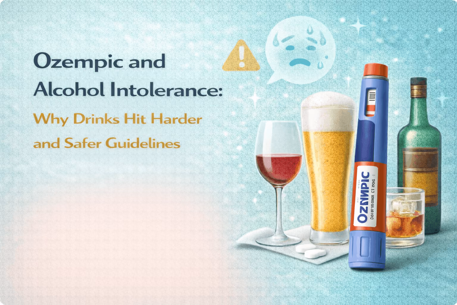 Ozempic and Alcohol Intolerance: Why Drinks Hit Harder and Safer Guidelines