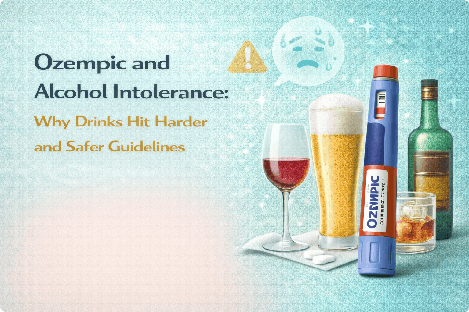 Ozempic and Alcohol Intolerance: Why Drinks Hit Harder and Safer Guidelines