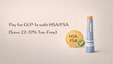 Pay for GLP-1s with HSA/FSA (Save 22-37% Tax-Free)