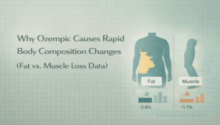 Why Ozempic Causes Rapid Body Composition Changes (Fat vs. Muscle Loss Data)
