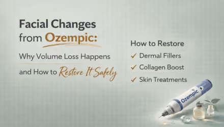 Facial Changes from Ozempic: Why Volume Loss Happens and How to Restore It Safely