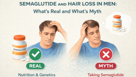Semaglutide and Hair Loss in Men: What’s Real and What’s Myth