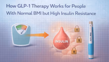 How GLP-1 Therapy Works for People With Normal BMI but High Insulin Resistance