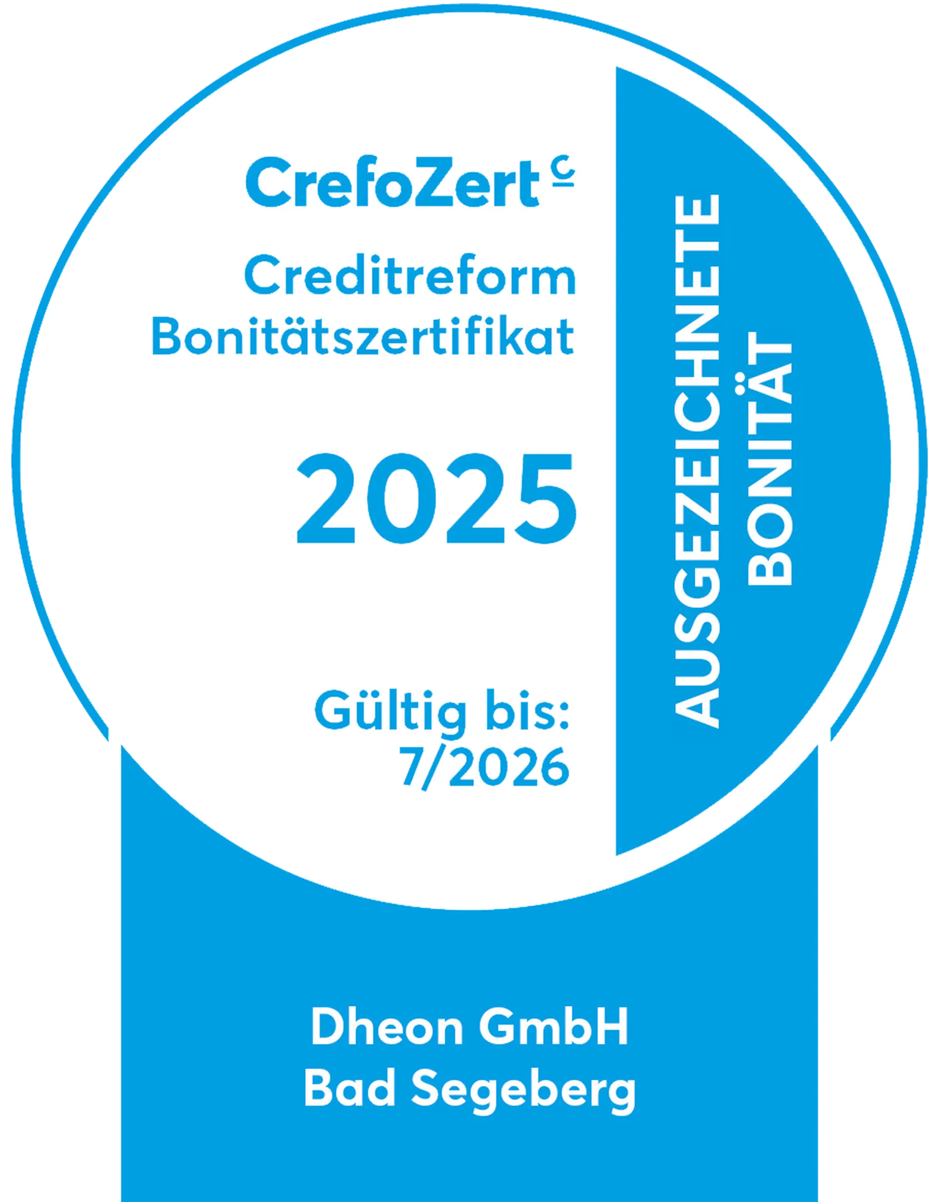 CrefoZert Bonitätszertifikat