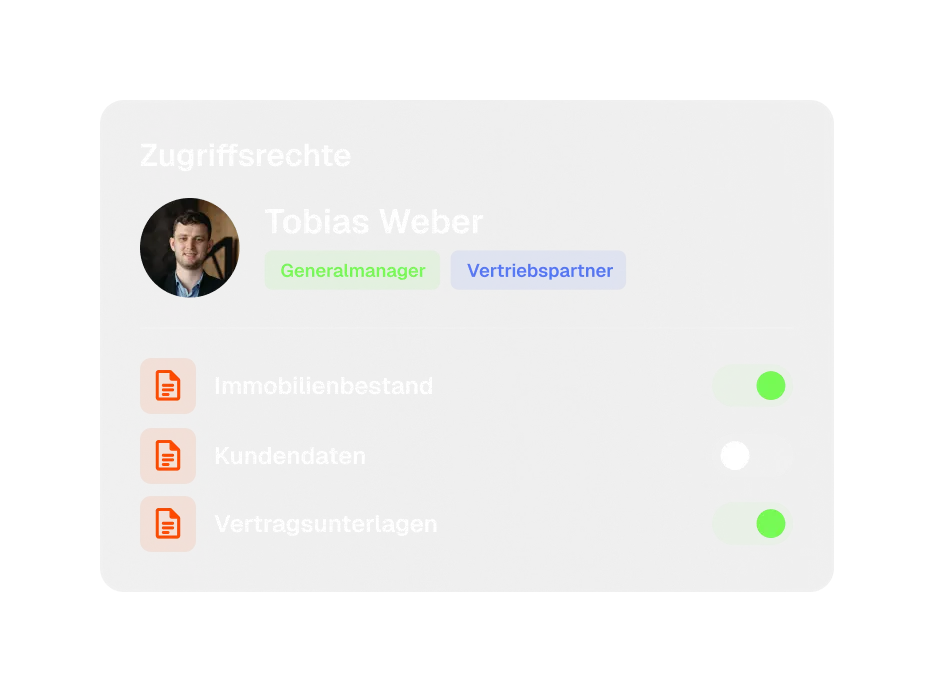 Klar geregelte Zugriffsrechte