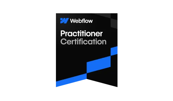 Webflow Practitioner Certification Webflow Practitioner Certification