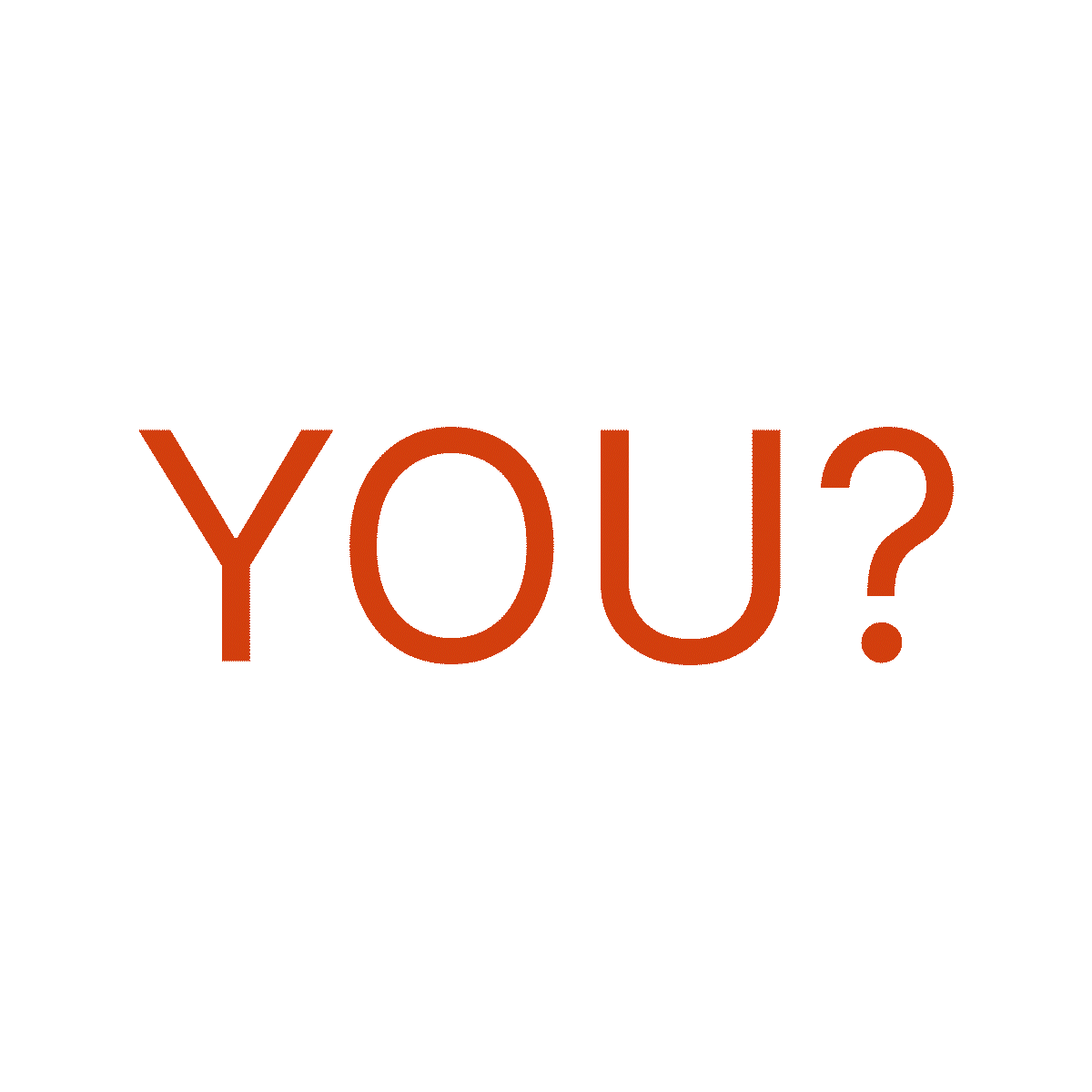 A GIF with the word 'YOU,' highlighting that the viewer could be the next potential client