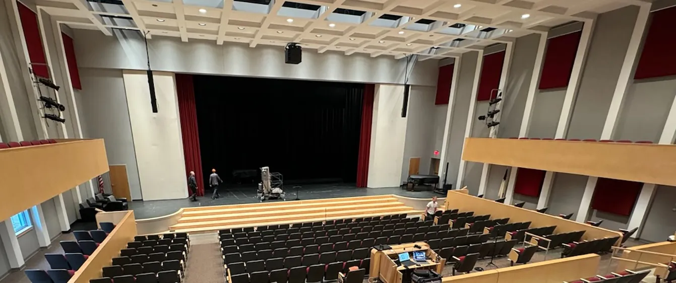 Professionele geluidsinstallatie voor aula's