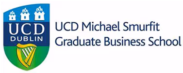 Logo of UCD Michael Smurfit Graduate Business School.