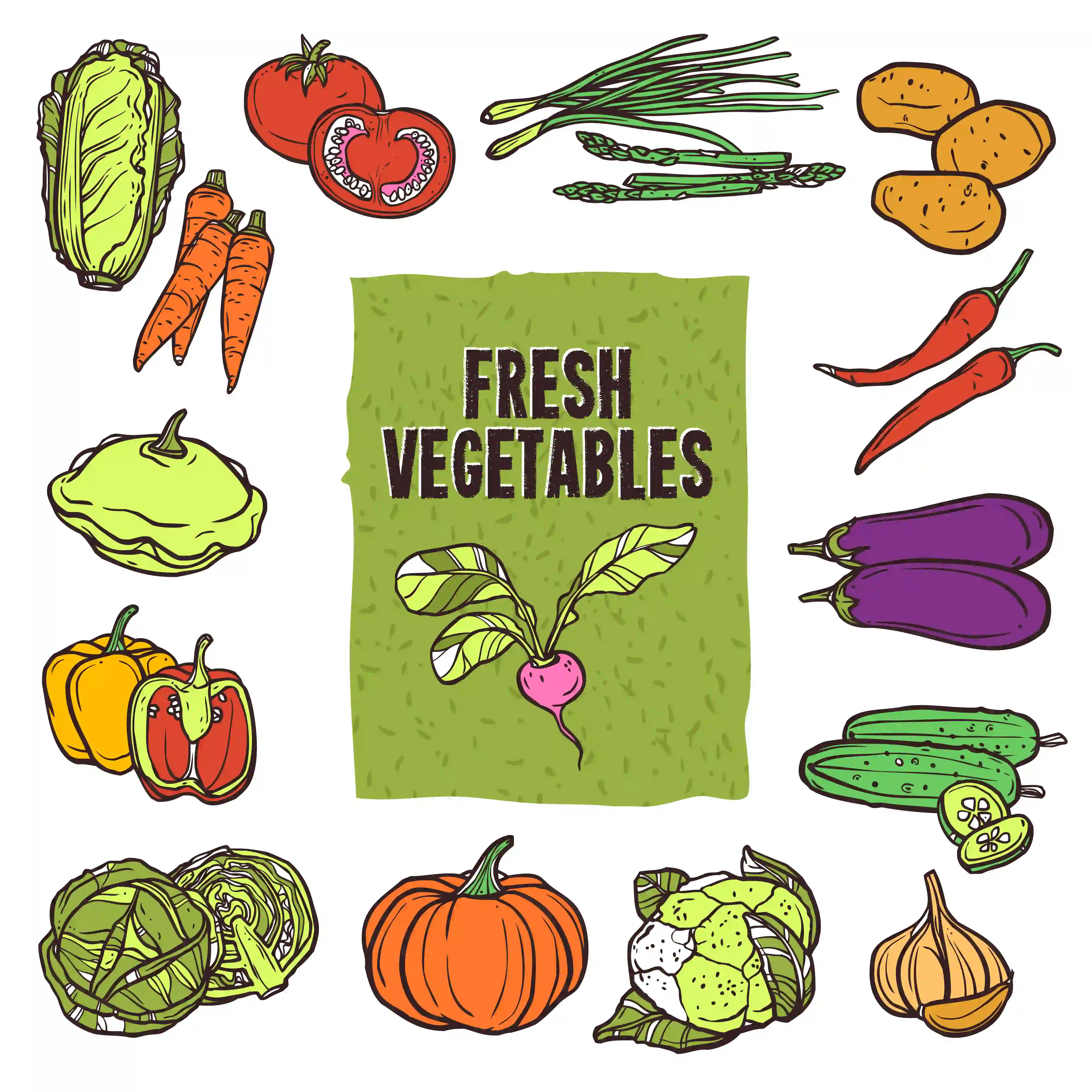 Vegetables resource pack
