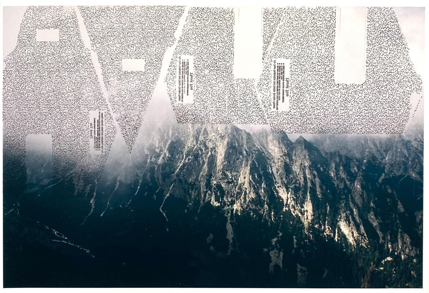 Out of Range Archival pigment print and toner transfer, 21.25 x 14.16", 2020