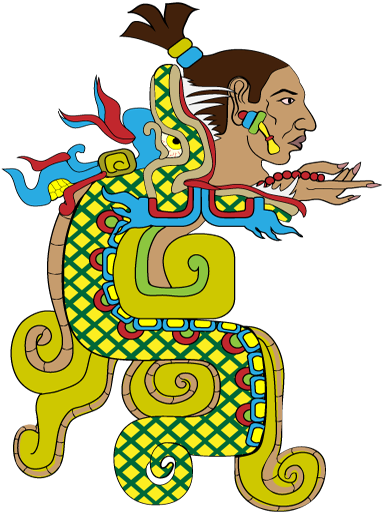 Kukulkan, digital illustration from esfuerzo