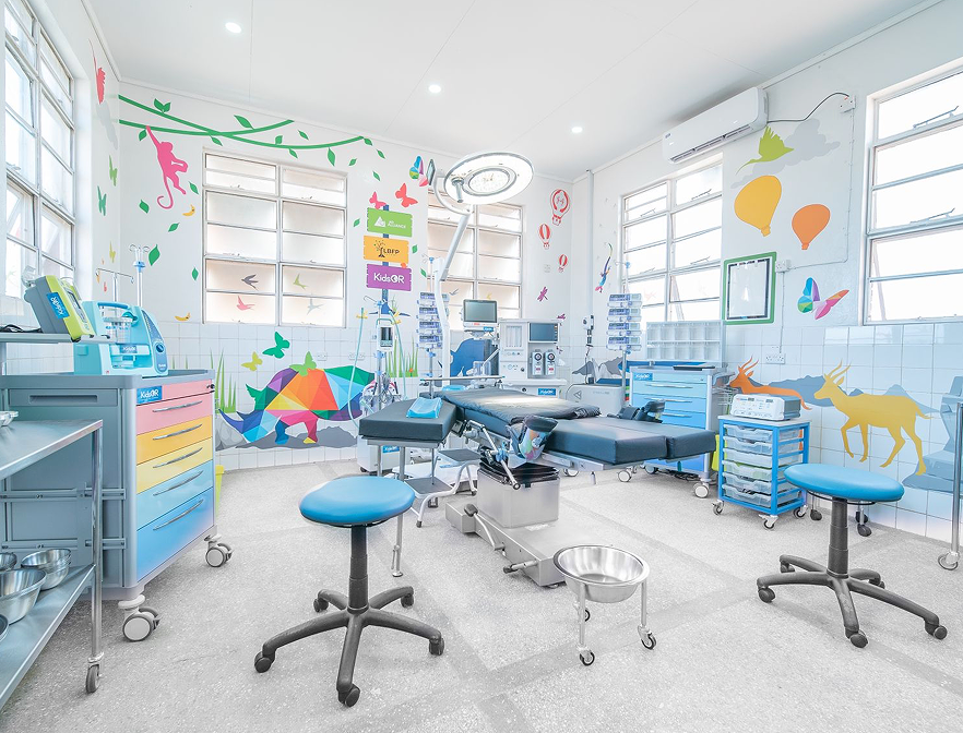 Newly renovated operating room