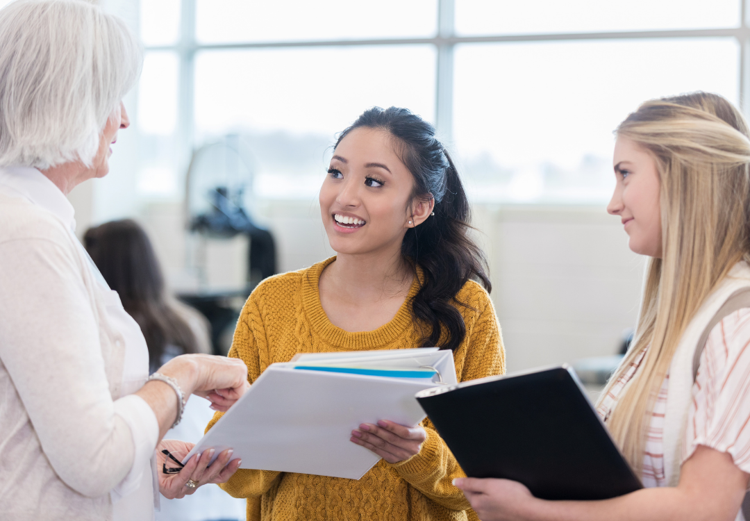 student asking professor for help