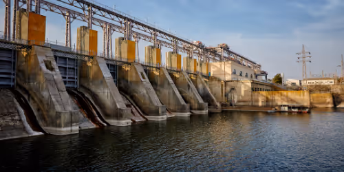 water spillway