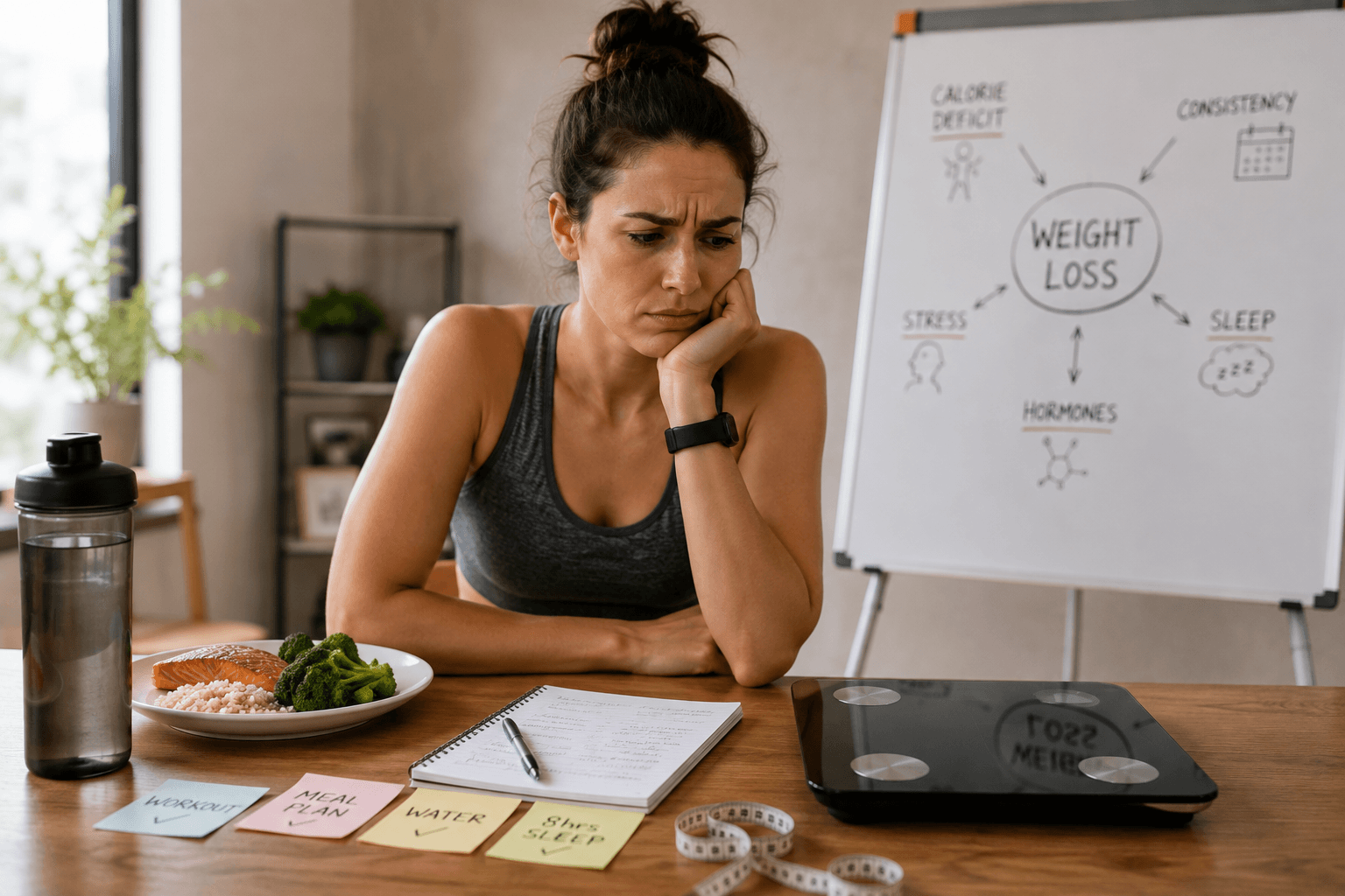 Patient reviewing a personalized medical weight loss plan with a provider in Mount Holly, North Carolina