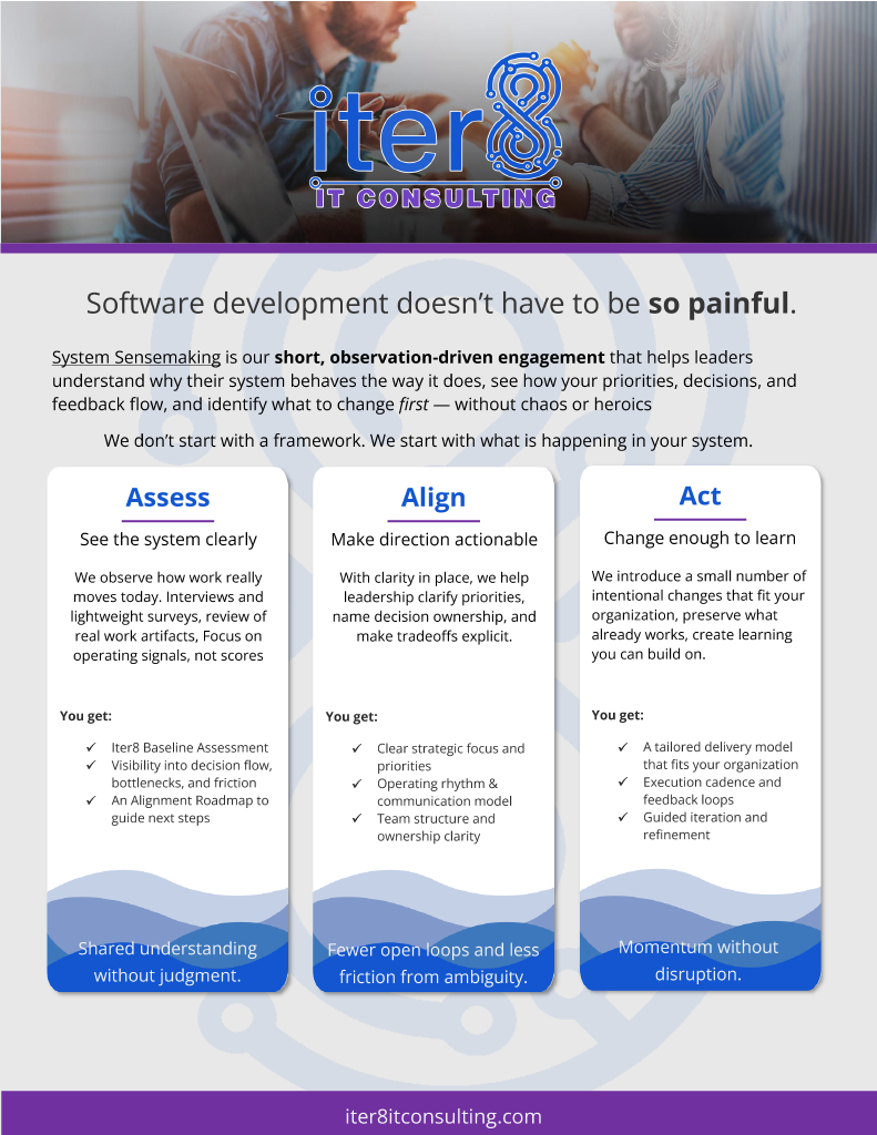 System Sensemaking Explainer Full Page Graphic