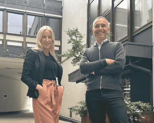 One of the Appfarm team with a Partner