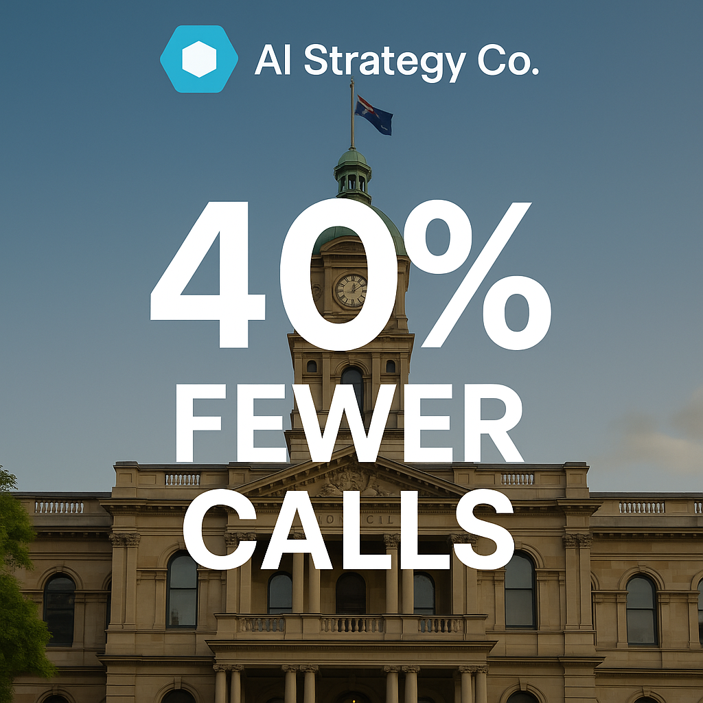 AI Strategy Co. 40% Fewer Calls
