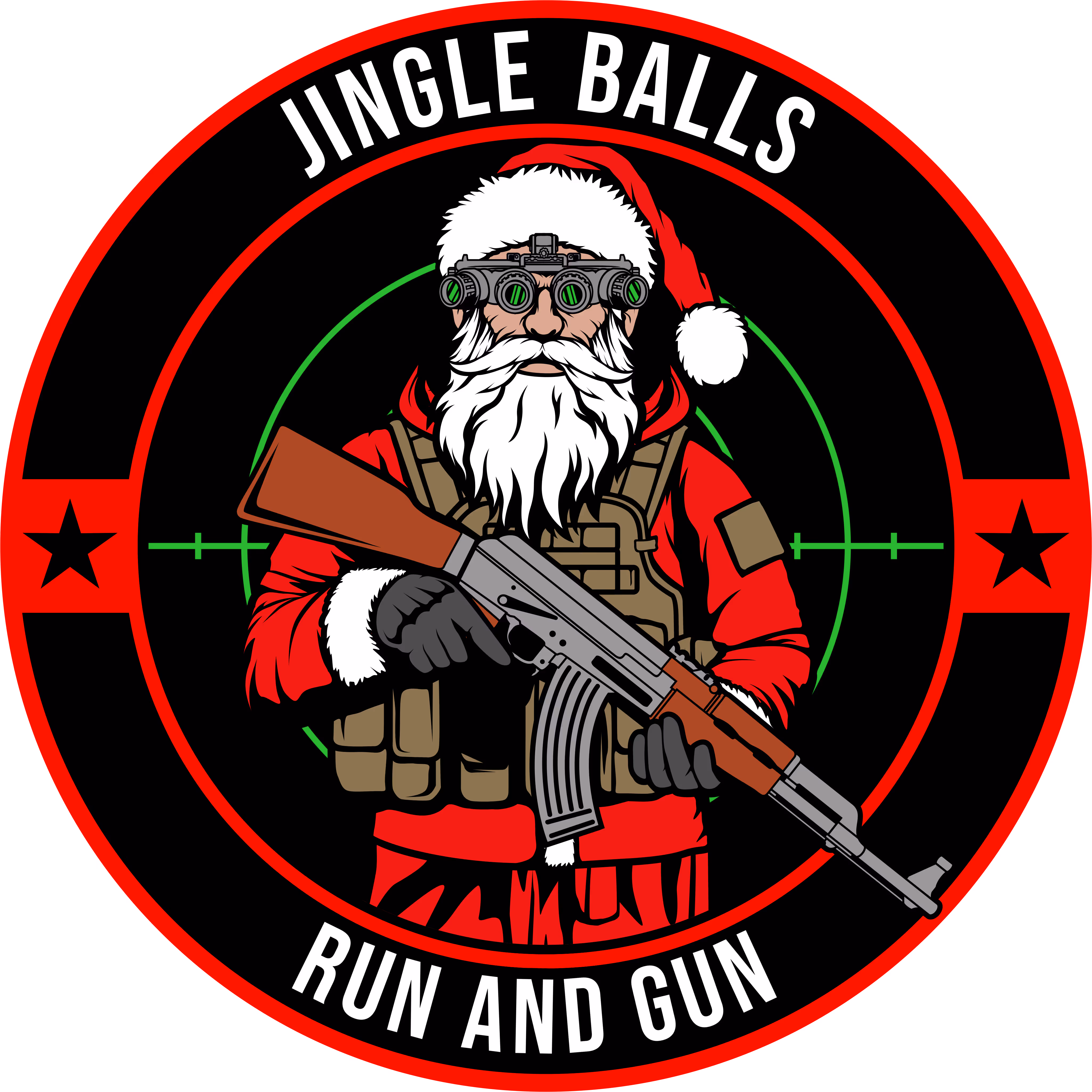 Jingle Balls Run and Gun Logo