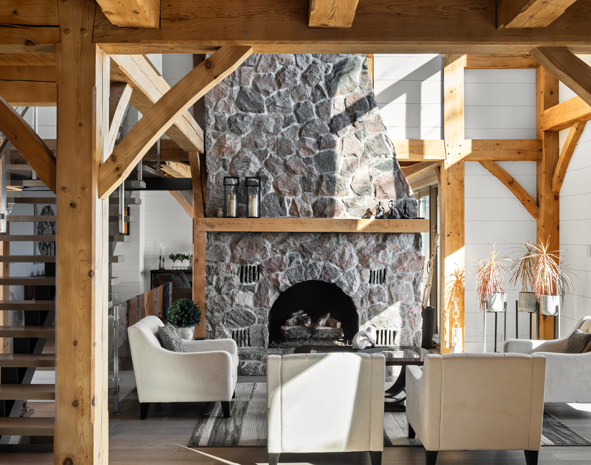 Custom home interior built in Simcoe County