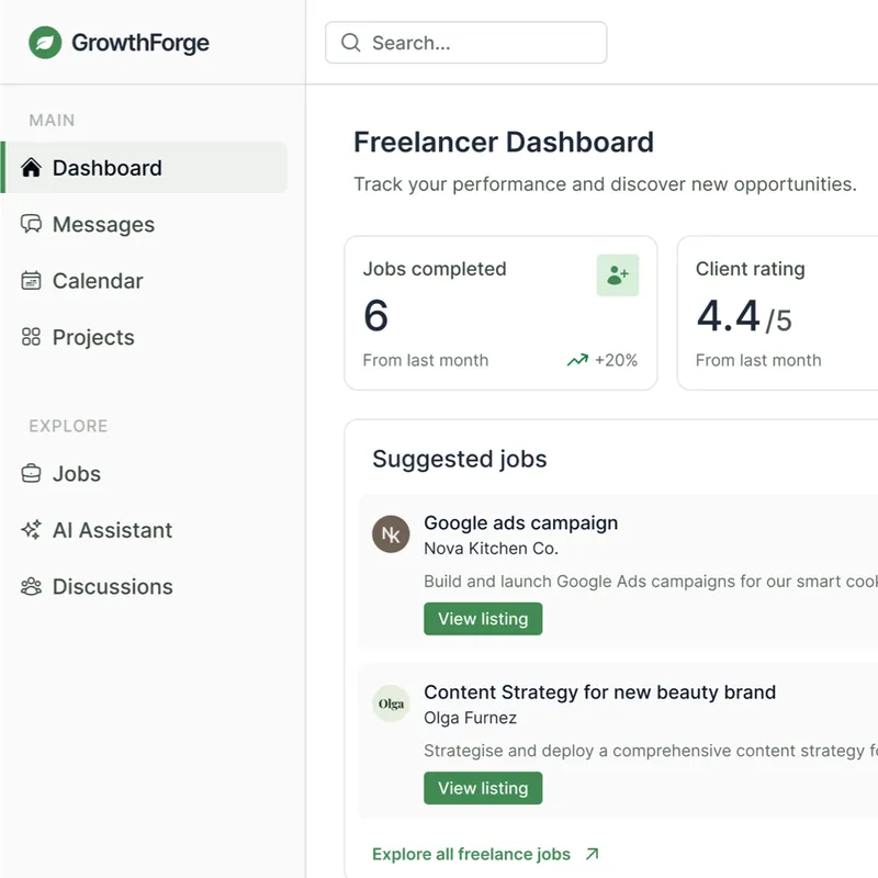 MVP Dashboard Example