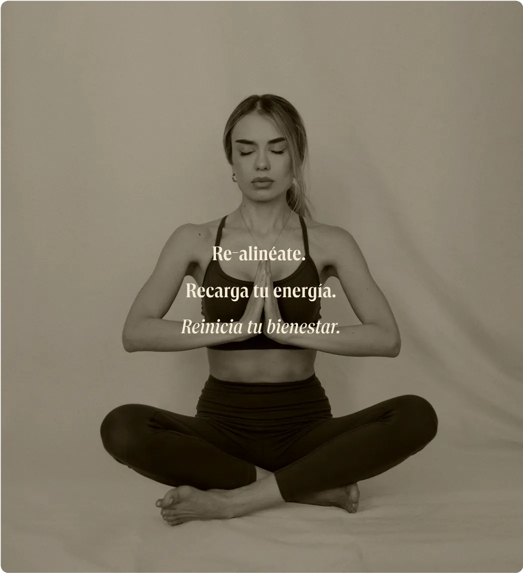 Juanita Wellness in a yoga posture