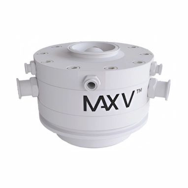 Alphinity PIXER P30 single-use pump head offering accurate metering and reliable mid-flow performance for biopharma processing.