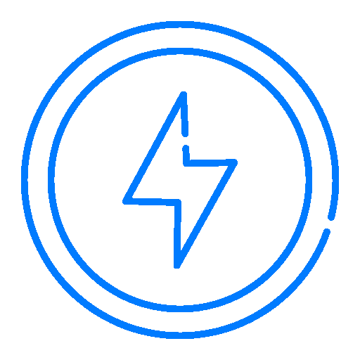 An icon representing electrical power
