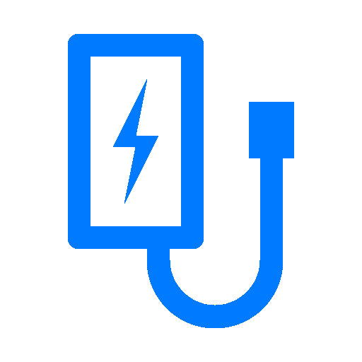 An icon of a charging battery