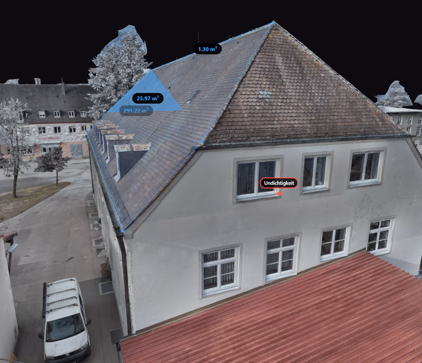 image of drone surveying crops