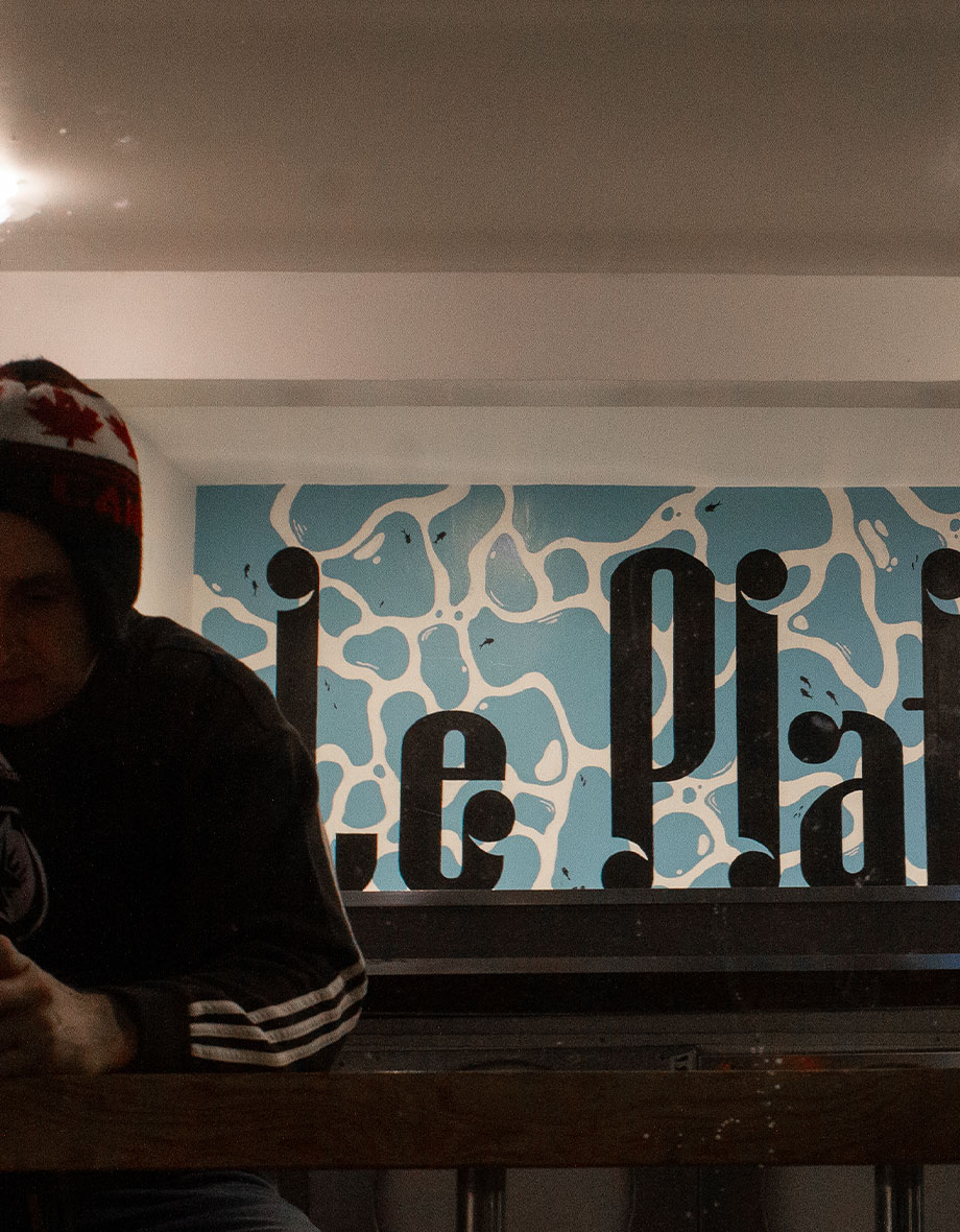 A picture of a mural outside a window