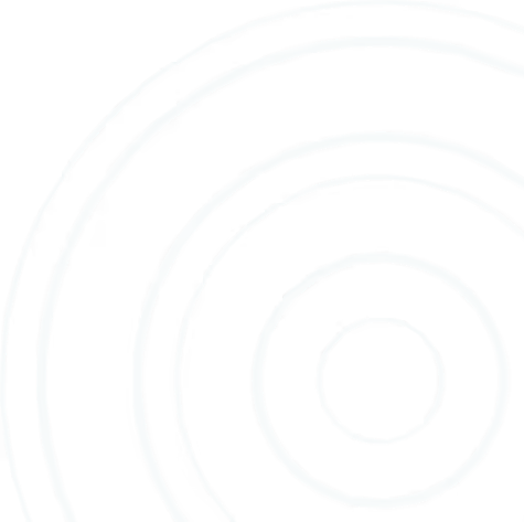 Abstract teal circular pattern.