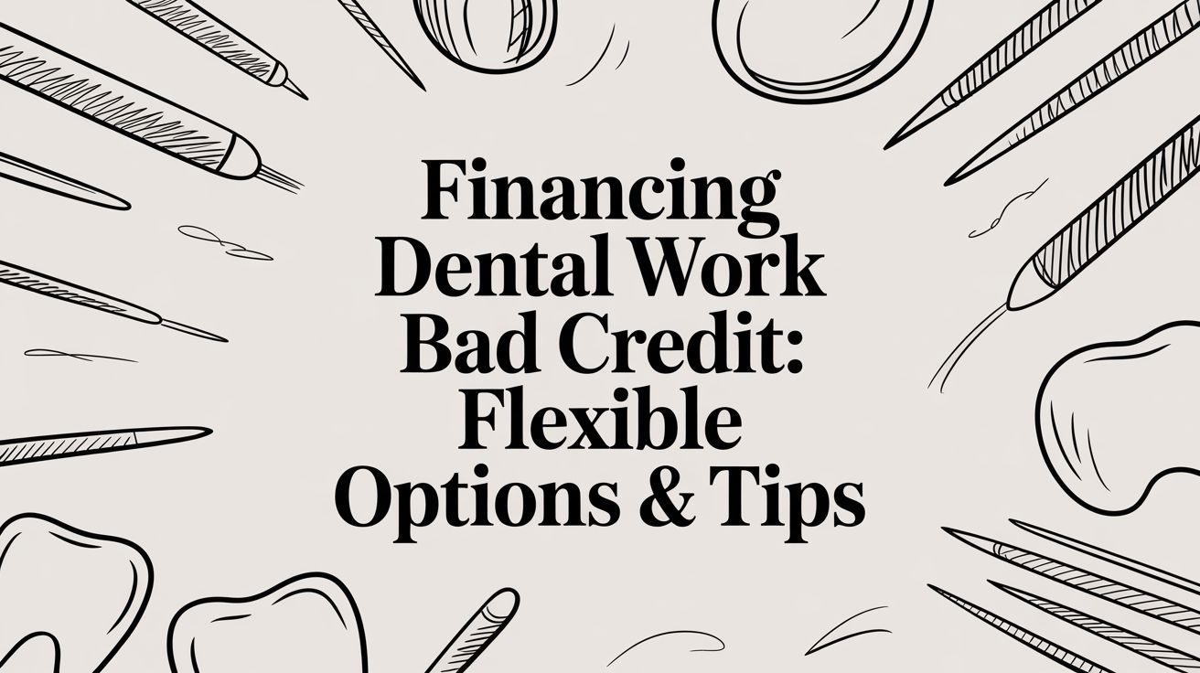 A Practical Guide to Financing Dental Work with Bad Credit