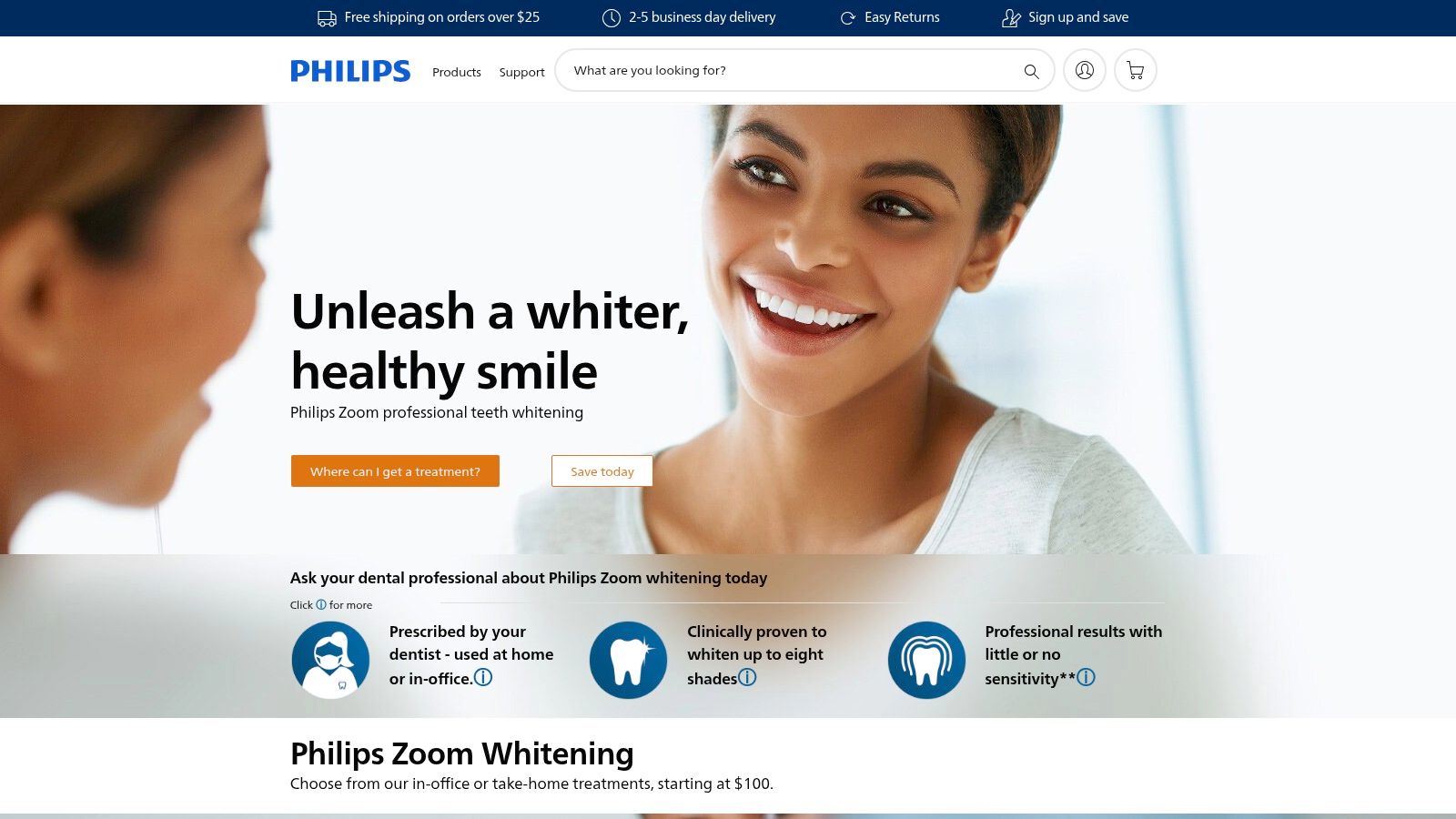 Philips Zoom (official — teeth whitening)
