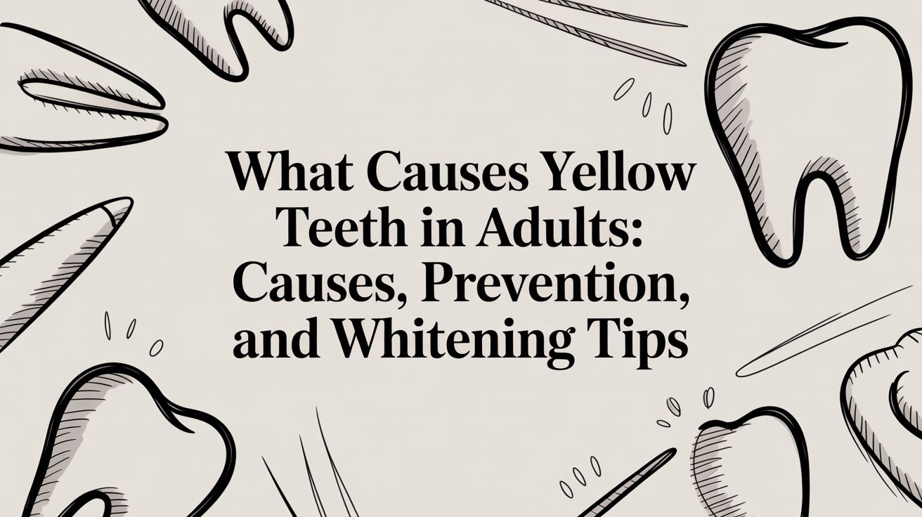 What Causes Yellow Teeth in Adults: A Guide to Causes and Solutions
