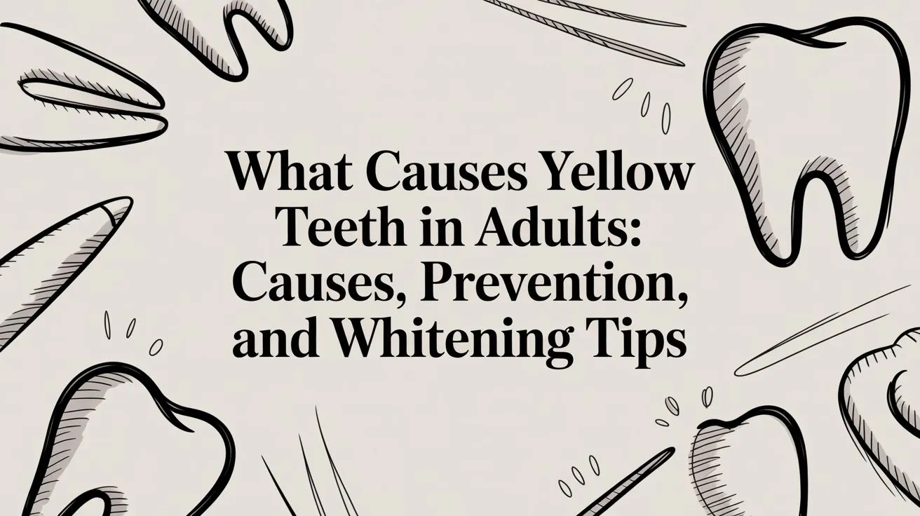 What Causes Yellow Teeth in Adults: A Guide to Causes and Solutions