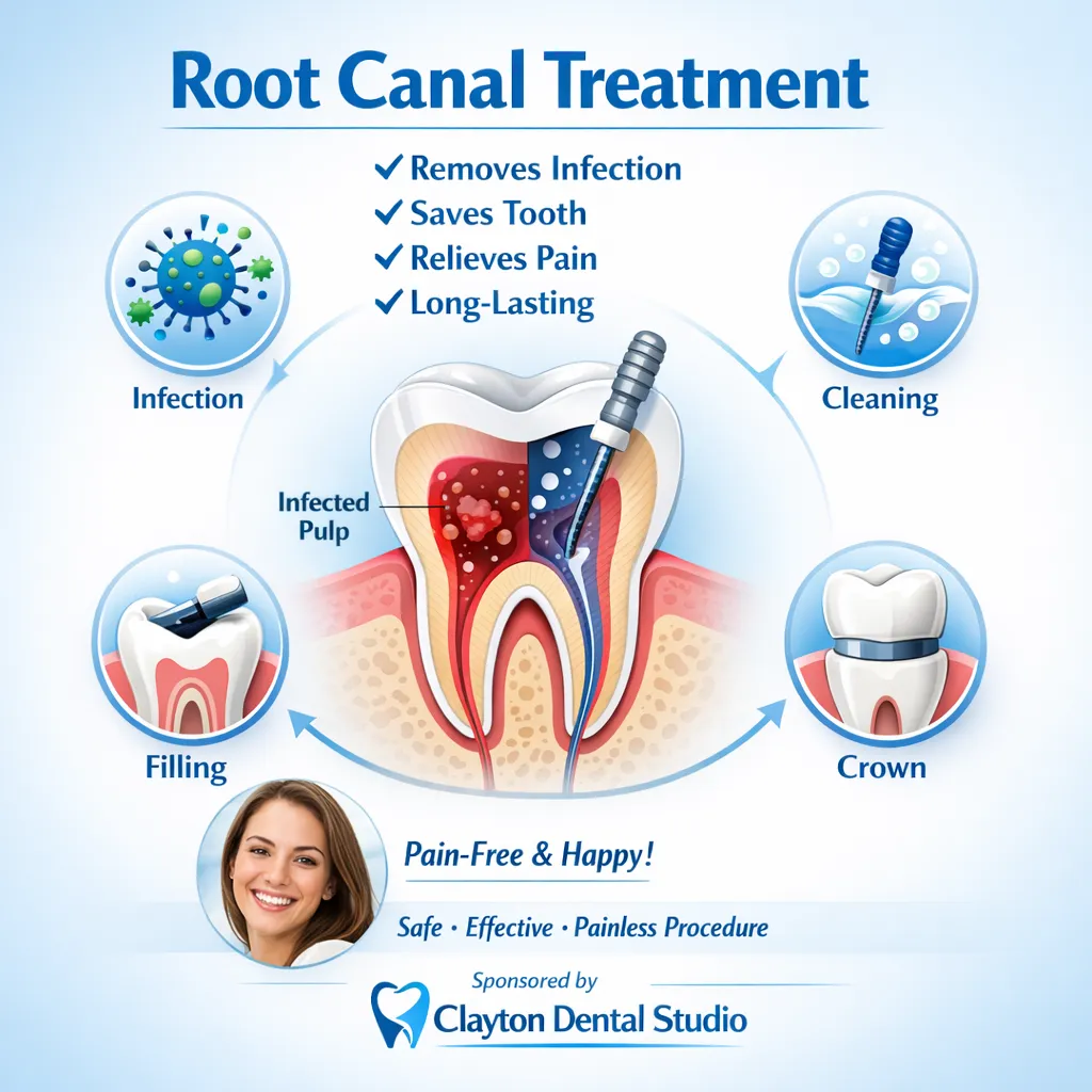 Pain relief root canal therapy near me in Humble TX