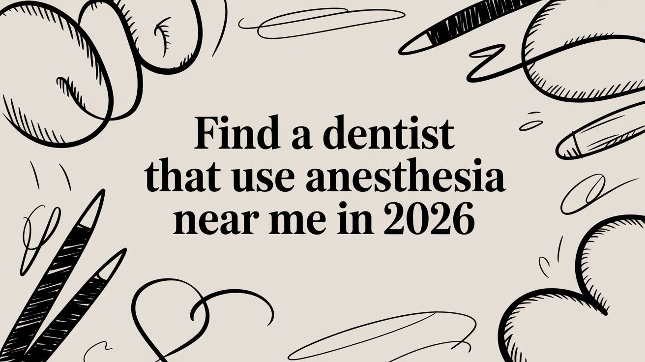 How to Find a Dentist That Uses Anesthesia Near Me: A Practical Guide