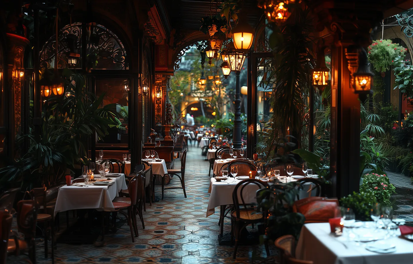 outside restaurant